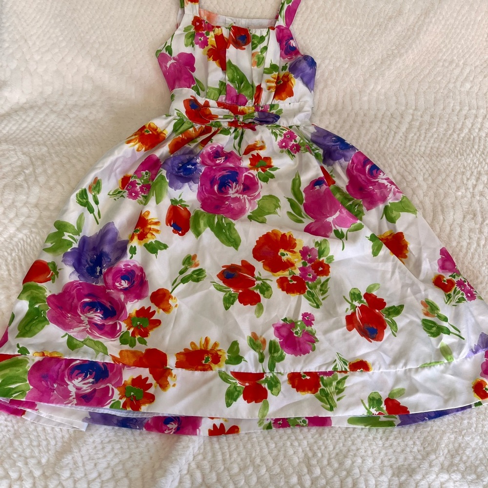 Floral Kids Dress - Multicolor